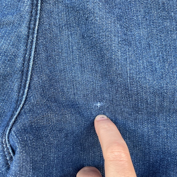 Little Girl’s Faded Glory Chambray Elastic Waist Shorts Size Large 10-12 - Picture 5 of 8